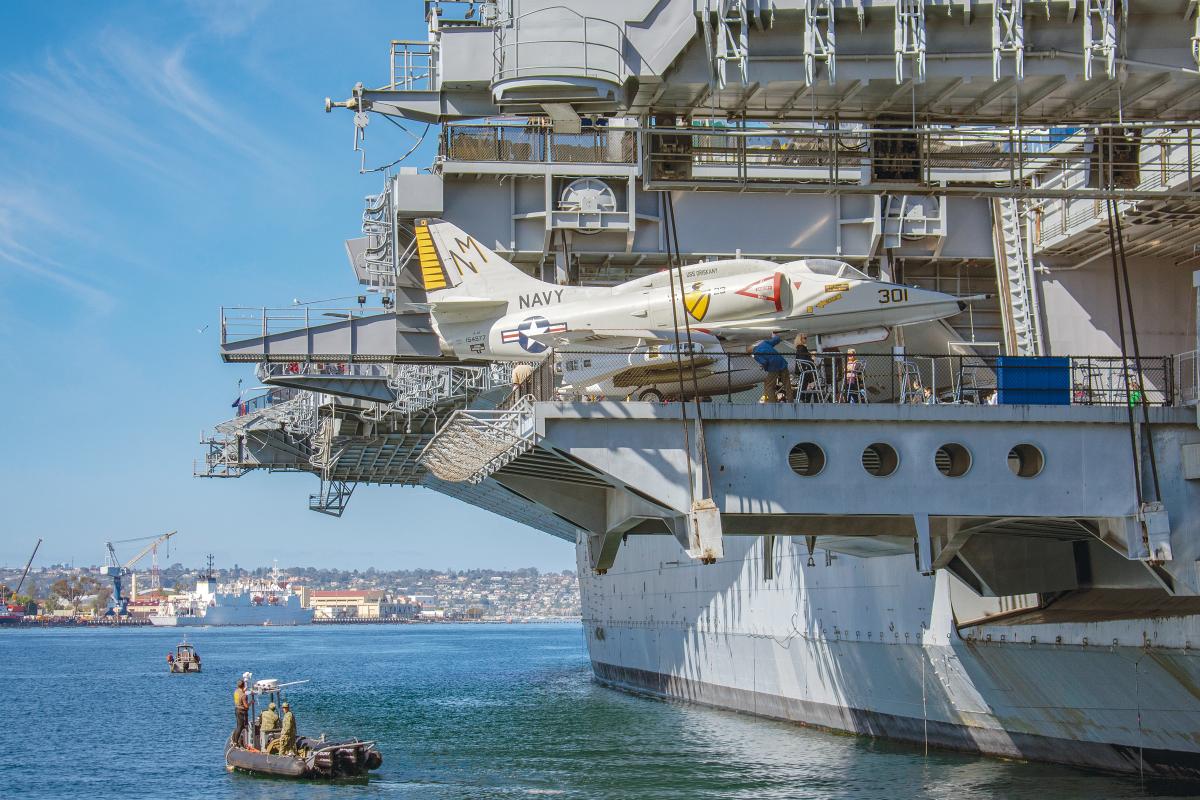 Midway Museum Looms Large in San Diego Naval History Magazine June